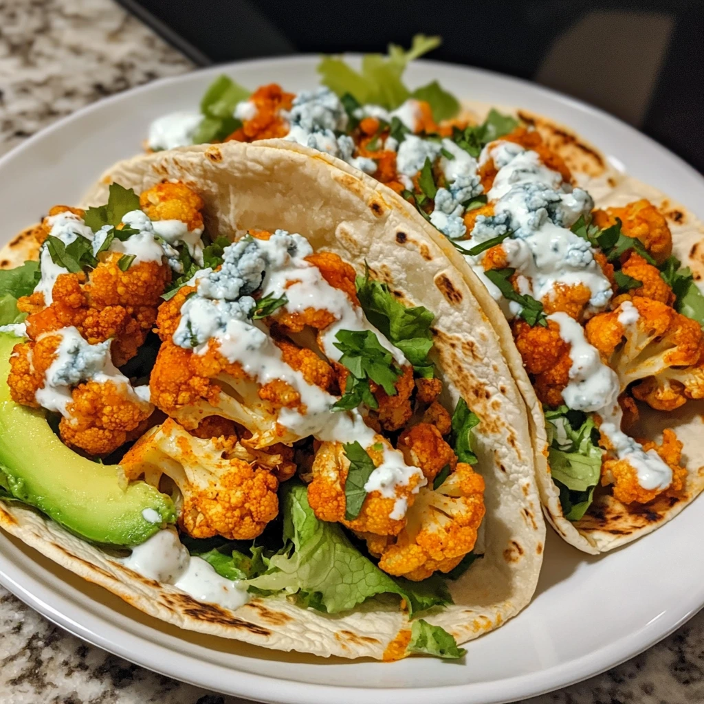 Buffalo Cauliflower Tacos 4 Goin Recipes