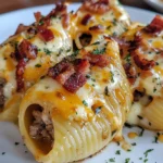 BBQ Bacon Stuffed Shells