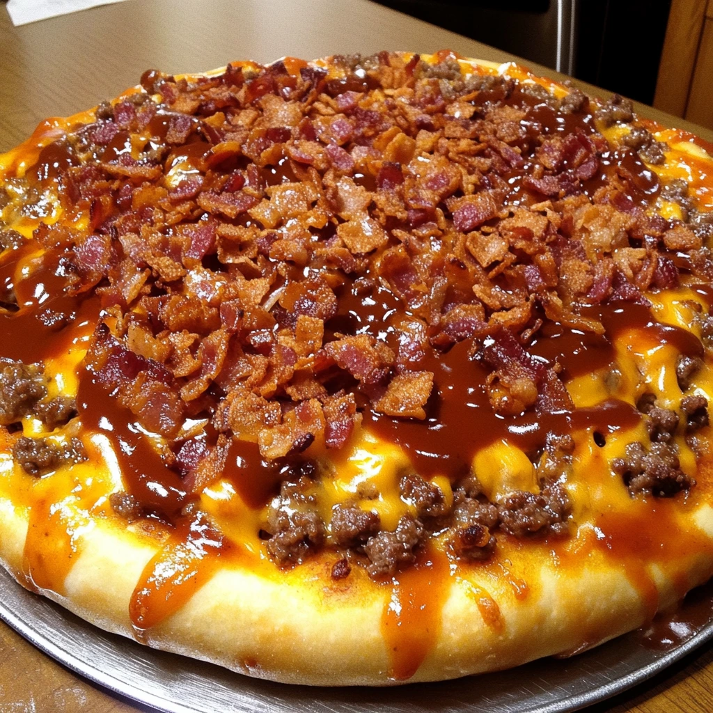 Bacon Cheeseburger Pizza