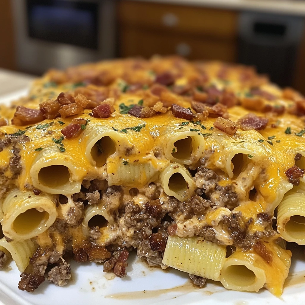 Cheeseburger Bacon Ranch Stuffed Pasta 1 Goin Recipes