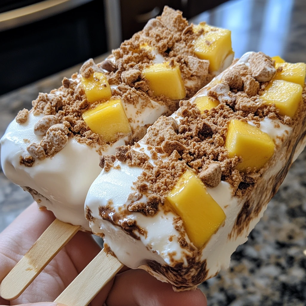 Mango S'mores Pops