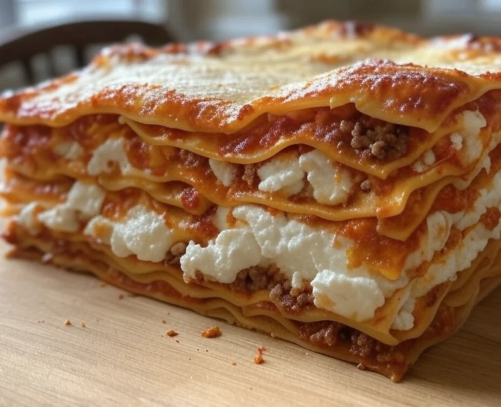 baked lasagna recipe ricotta 2 Goin Recipes