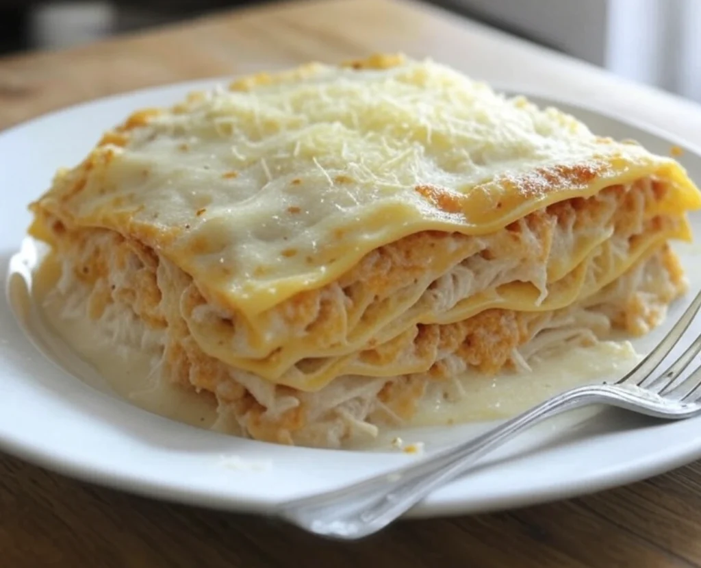 the Best Chicken Alfredo Lasagna