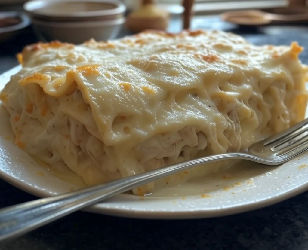 the Best Chicken Alfredo Lasagna